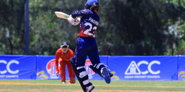 KLANG, MALAYSIA - MAY 27: Pictures from the match between Nepal and China during the Asian Games Qualifier Women's 2026 at Bayuemas Oval on May 27, 2026 in Klang, Selangor, Malaysia. (Photo by Peter Lim/PhotoDesk.com.my) for Asian Cricket Council